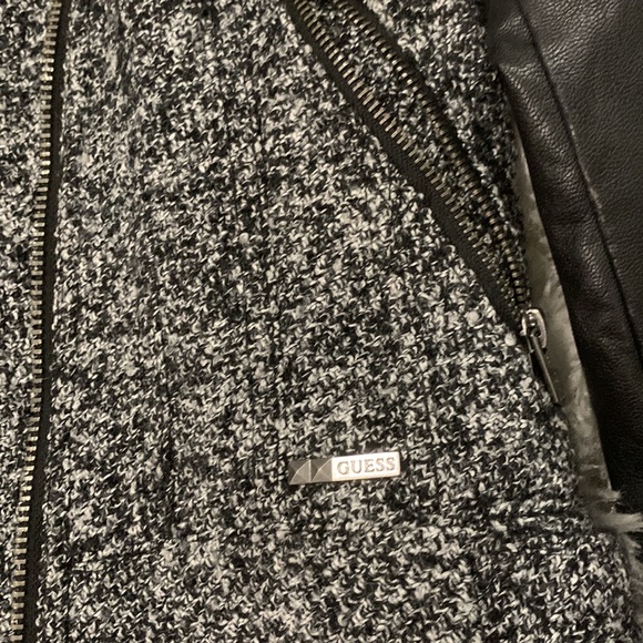 Jacket with leather sleeves - Picture 3 of 4